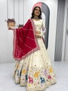 PC 503 Pure Tissue Silk Heavy Thread & Sequence Work Lehenga With Choli Dupatta Wholesalers In Delhi